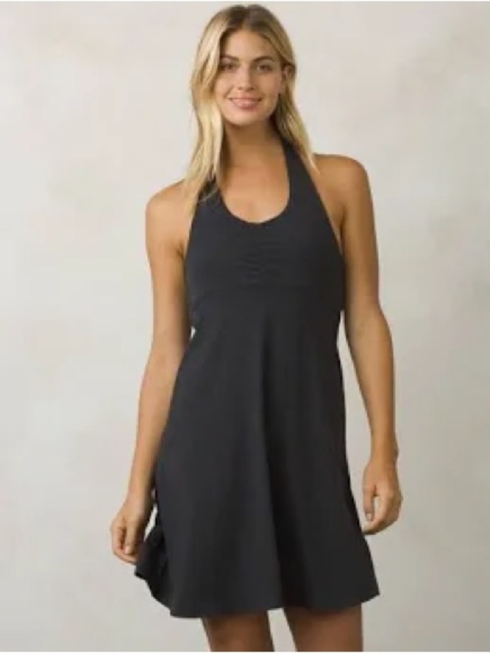 PrAna Sleeveless Black A-Line Women’s Dress size Large